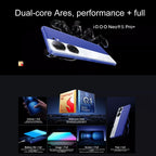 vivo iQOO Neo9S Pro+, 16GB+1TB, Face ID & Ultrasonic 3D Fingerprint Identification, 6.78 inch Android 14 OriginOS 4 Snapdragon 8 Gen 3 Octa Core 2.63GHz, OTG, NFC, Network: 5G, Support Google Play, 16GB+1TB