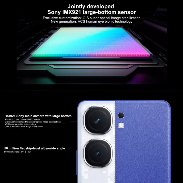 vivo iQOO Neo9S Pro+, 16GB+1TB, Face ID & Ultrasonic 3D Fingerprint Identification, 6.78 inch Android 14 OriginOS 4 Snapdragon 8 Gen 3 Octa Core 2.63GHz, OTG, NFC, Network: 5G, Support Google Play, 16GB+1TB