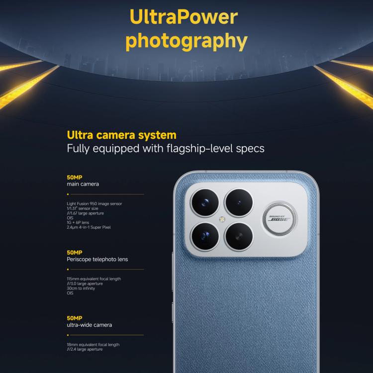 Xiaomi POCO X8 Ultra Global, 12GB+256GB, In-screen Fingerprint, 6.59 inch Xiaomi HyperOS 3 Snapdragon 8 Elite Gen 5 Octa Core, NFC, Network: 5G, 12GB+256GB
