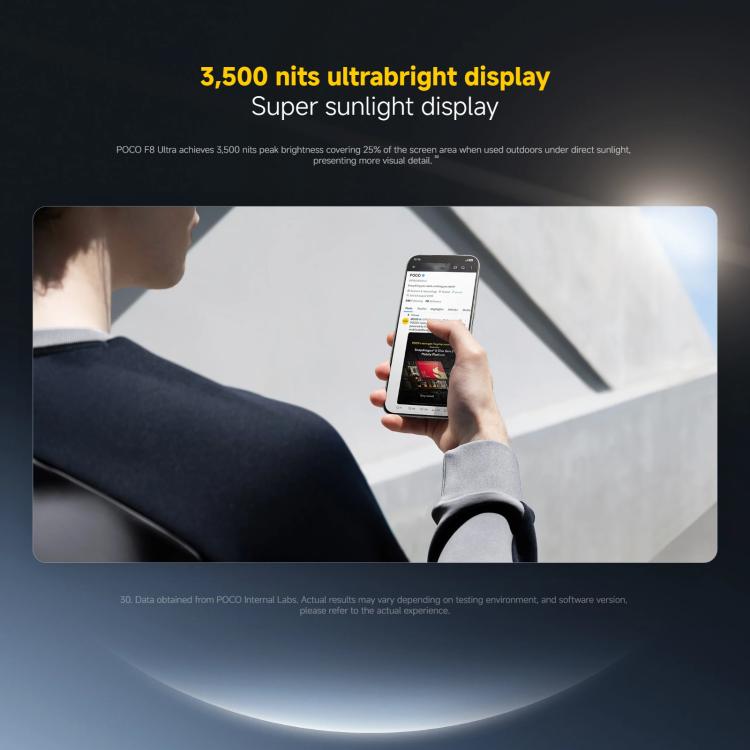 Xiaomi POCO X8 Ultra Global, 12GB+256GB, In-screen Fingerprint, 6.59 inch Xiaomi HyperOS 3 Snapdragon 8 Elite Gen 5 Octa Core, NFC, Network: 5G, 12GB+256GB