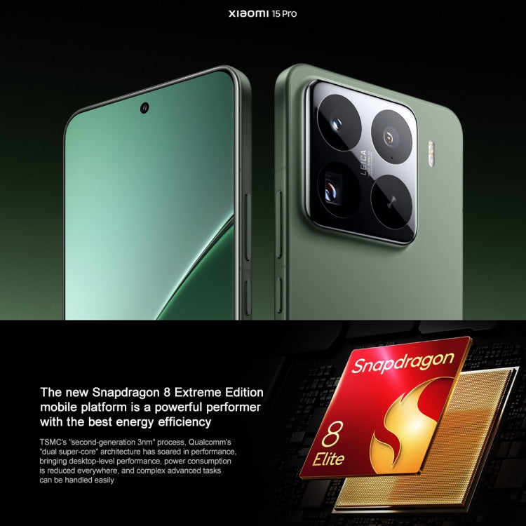 Xiaomi 15 Pro, 12GB+256GB, 6.73 inch Xiaomi HyperOS 2 Snapdragon 8 Elite Octa Core 3nm up to 4.32GHz, NFC, Network: 5G, Xiaomi 15 Pro, 12GB+256GB