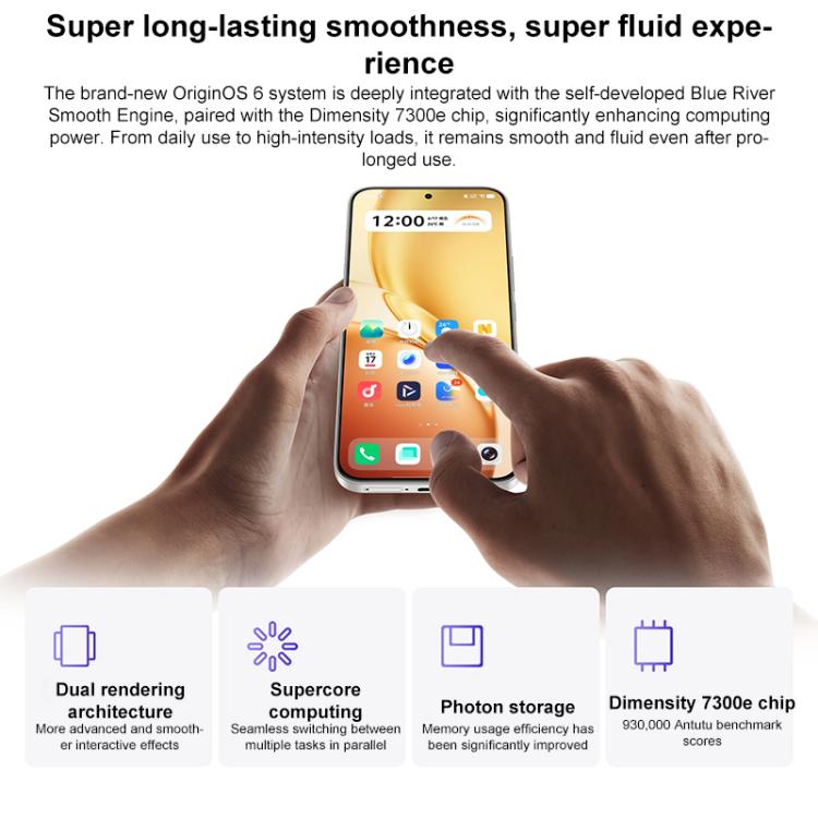 vivo Y600 Pro, 8GB+256GB, In-screen Fingerprint, 6.83 inch Android 16 OriginOS 6 Dimensity 7300e Octa Core, OTG, NFC, Network: 5G, 8GB+256GB