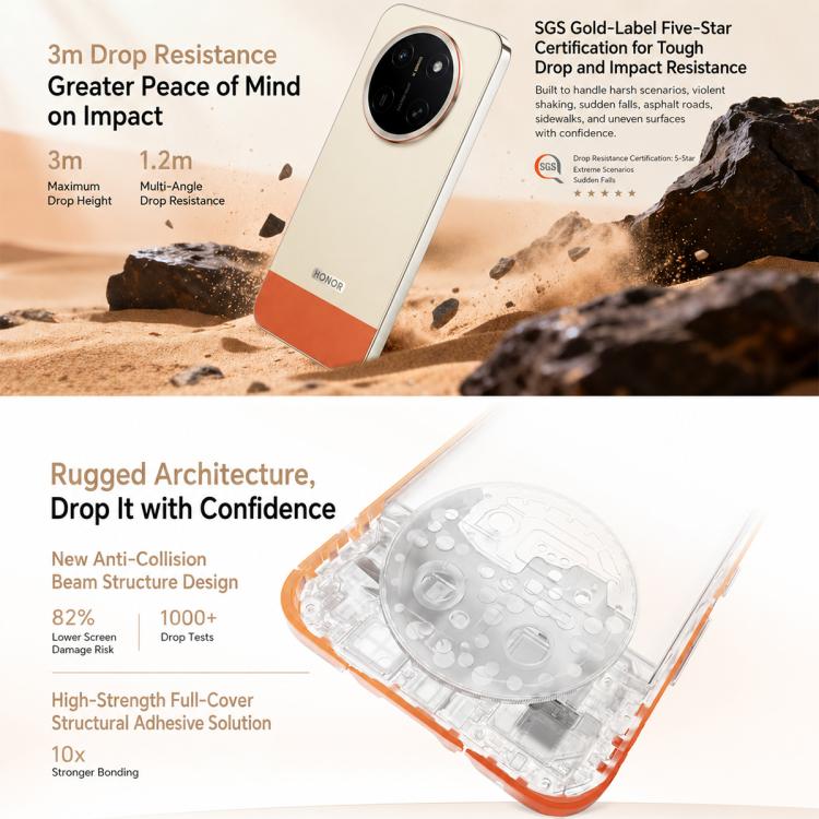 Honor X80 Pro Max, 8GB+256GB, Screen Fingerprint, 6.8 inch MagicOS 10.0 Snapdragon 6 Gen 5 Octa Core, Network: 5G, NFC, OTG, 8GB+256GB