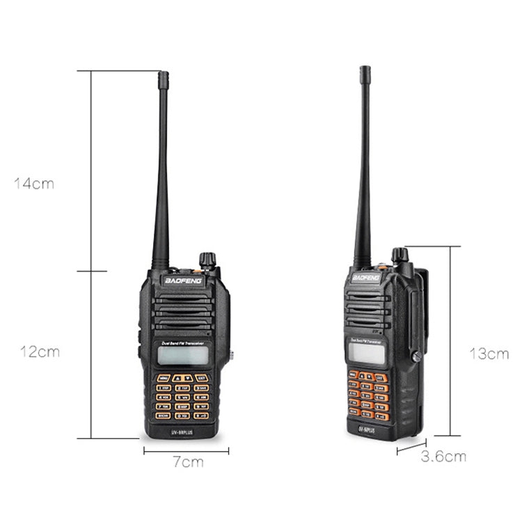 BaoFeng BF-UV9R Plus 10W Waterproof Dual Band Radio Handheld Antenna Walkie Talkie, UK Plug, BF-UV9Rplus UK Plug
