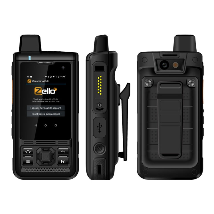 IP68 Waterproof Dustproof Shockproof, 4000mAh Battery, 2.4 inch Android 8.1 MTK6739 Quad Core, Network: 4G, PTT, OTG, SOS, B8000