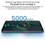 Dual Back Cameras, Side Fingerprint Identification, 5000mAh Battery, 7.09 inch Magic UI 5.0 (Android R) Dimensity 900 Octa Core up to 2.4GHz, Network: 5G, NFC, Not Support Google Play, X30 Max 5G 8GB+128GB