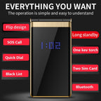 2.4 inch, 5800mAh Battery, Support FM, SOS, External Time Display, GSM, Family Number, Big Keys, Dual SIM