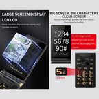 2.4 inch, 5800mAh Battery, Support FM, SOS, External Time Display, GSM, Family Number, Big Keys, Dual SIM