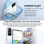 Triple Back Cameras, Side Fingerprint Identification, 5000mAh Battery, 6.74 inch Magic UI 5.0 (Android 11) MediaTek Dimensity 700 Octa Core up to 2.2GHz, Network: 5G, OTG, Not Support Google Play, 8GB+256GB