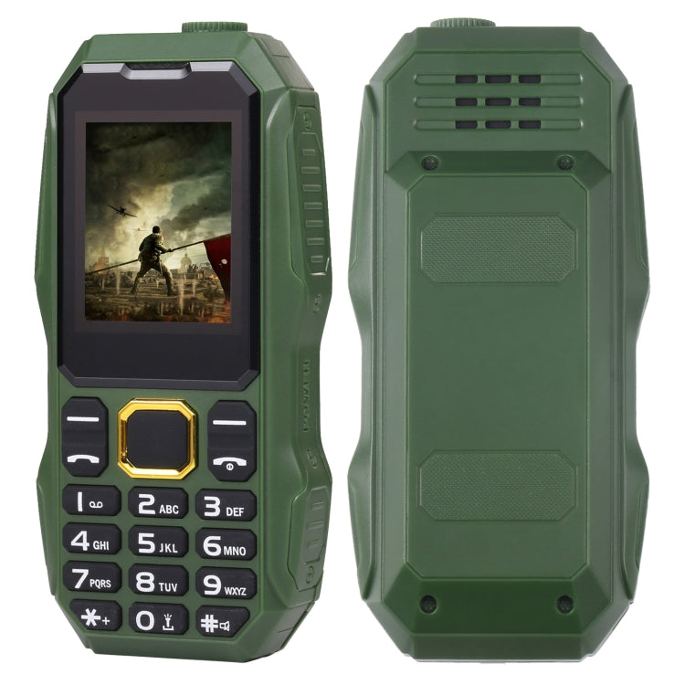 Waterproof Shockproof Dustproof, 5800mAh Battery, 1.8 inch, 21 Keys, LED Flashlight, Dual SIM