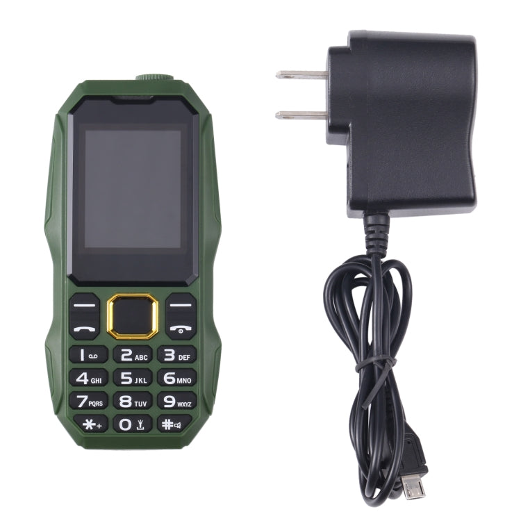 Waterproof Shockproof Dustproof, 5800mAh Battery, 1.8 inch, 21 Keys, LED Flashlight, Dual SIM