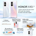 Dual Back Cameras, Side Fingerprint Identification, 4000mAh Battery, 6.7 inch Magic UI 6.1 / Android 12 Dimensity 700 Octa Core up to 2.2GHz, Network: 5G, OTG, Not Support Google Play, 8GB+128GB