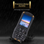 IP68 Waterproof Dustproof Shockproof, 2.4 inch, MTK6261D, 2500mAh Battery, SOS, FM, Dual SIM