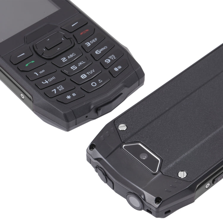 IP68 Waterproof Dustproof Shockproof, 2.8 inch, MTK6261D, 2000mAh Battery, SOS, FM, Dual SIM