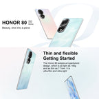 Triple Back Cameras, Screen Fingerprint Identification, 6.67 inch Magic UI 7.0 Qualcomm Snapdragon 782G Octa Core up to  2.7GHz, Network: 5G, OTG, NFC, Not Support Google Play, Honor 80 5G, 12GB+256GB