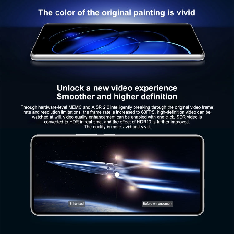 Triple Back Cameras, Face ID / Screen Fingerprint Identification, 6.67 inch Magic UI 7.0 Qualcomm Snapdragon 8+ Gen1 Octa Core up to 3.0GHz, Network: 5G, OTG, NFC, Not Support Google Play, 12GB+256GB