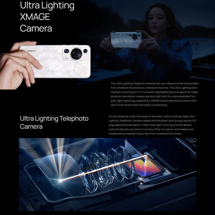 Triple Back Cameras, In-screen Fingerprint Identification, 6.67 inch HarmonyOS 3.1 Qualcomm Snapdragon 8+ 4G Octa Core up to 3.2GHz, Network: 4G, OTG, NFC, Not Support Google Play, P60 Pro, 256GB