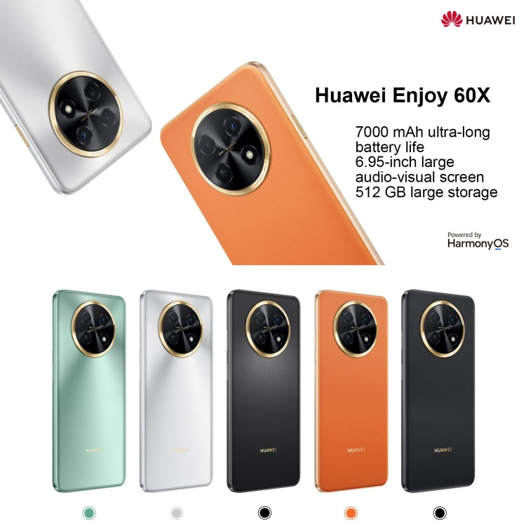 Dual Back Cameras, Side Fingerprint Identification, 7000mAh Battery, 6.95 inch HarmonyOS 3.0 Qualcomm Snapdragon 680 Octa Core 2.4GHz, Network: 4G, OTG, NFC, Not Support Google Play, 256GB Silver, 256GB Black, 256GB Green