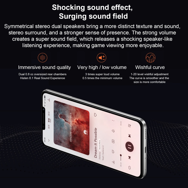 Dual Back Cameras, Side Fingerprint Identification, 7000mAh Battery, 6.95 inch HarmonyOS 3.0 Qualcomm Snapdragon 680 Octa Core 2.4GHz, Network: 4G, OTG, NFC, Not Support Google Play, 256GB Silver, 256GB Black, 256GB Green