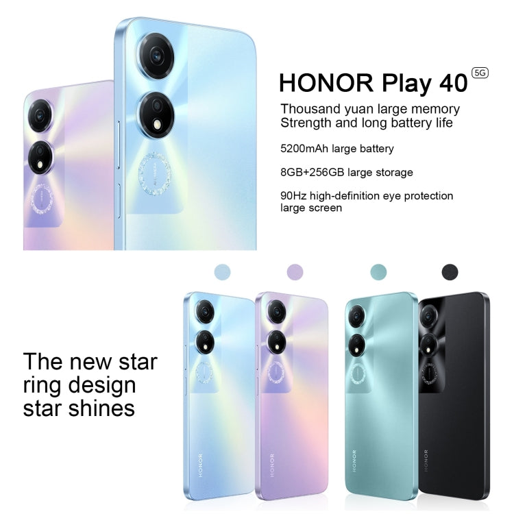 Face ID & Side Fingerprint Identification, 5200mAh, 6.56 inch MagicOS 7.1 / Android 13 Qualcomm Snapdragon 480 Plus Octa Core up to 2.2GHz, Network: 5G, Not Support Google Play, 8GB+128GB