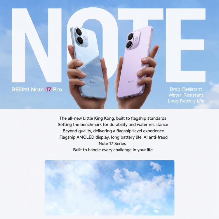 Xiaomi REDMI Note 17 Pro 5G, 12GB+256GB, 6.83 inch Xiaomi HyperOS 3 Snapdragon 6s Gen 4 Octa Core, NFC, Network: 5G, 12GB+256GB