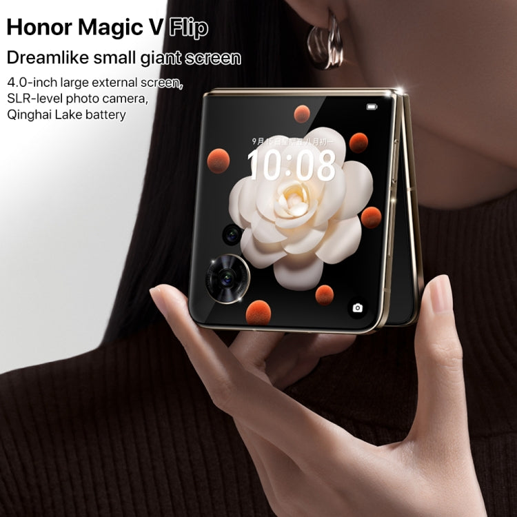 Honor Magic V Flip, 12GB+1TB, 6.8 inch + 4.0 inch Screen MagicOS 8.0 Snapdragon 8+ Gen 1 Octa Core, Network: 5G, NFC, OTG, 12GB+1TB