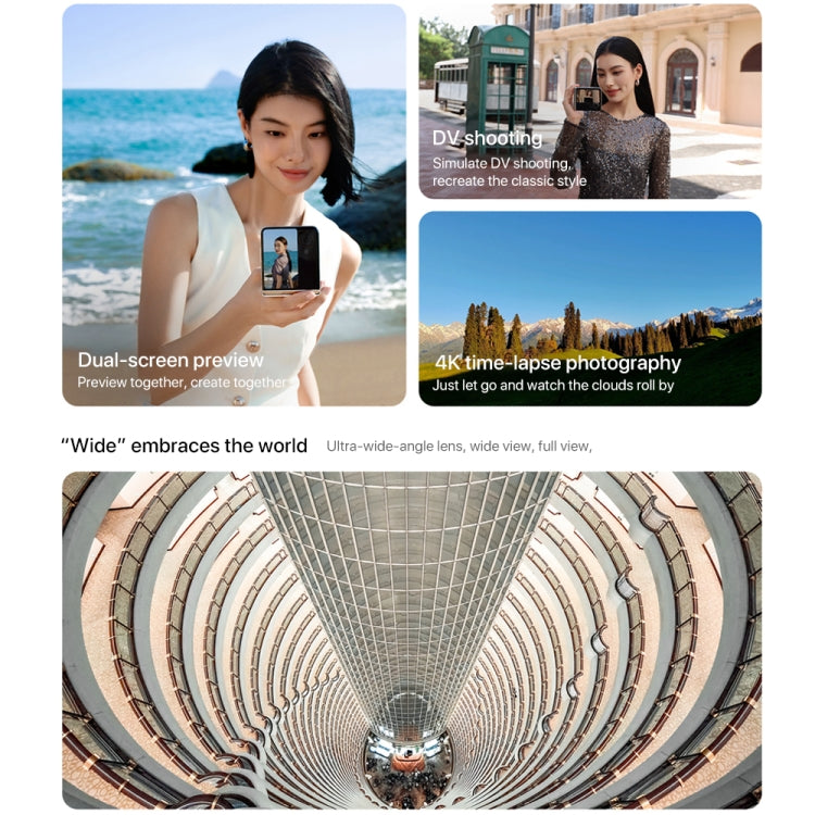 Honor Magic V Flip, 12GB+1TB, 6.8 inch + 4.0 inch Screen MagicOS 8.0 Snapdragon 8+ Gen 1 Octa Core, Network: 5G, NFC, OTG, 12GB+1TB