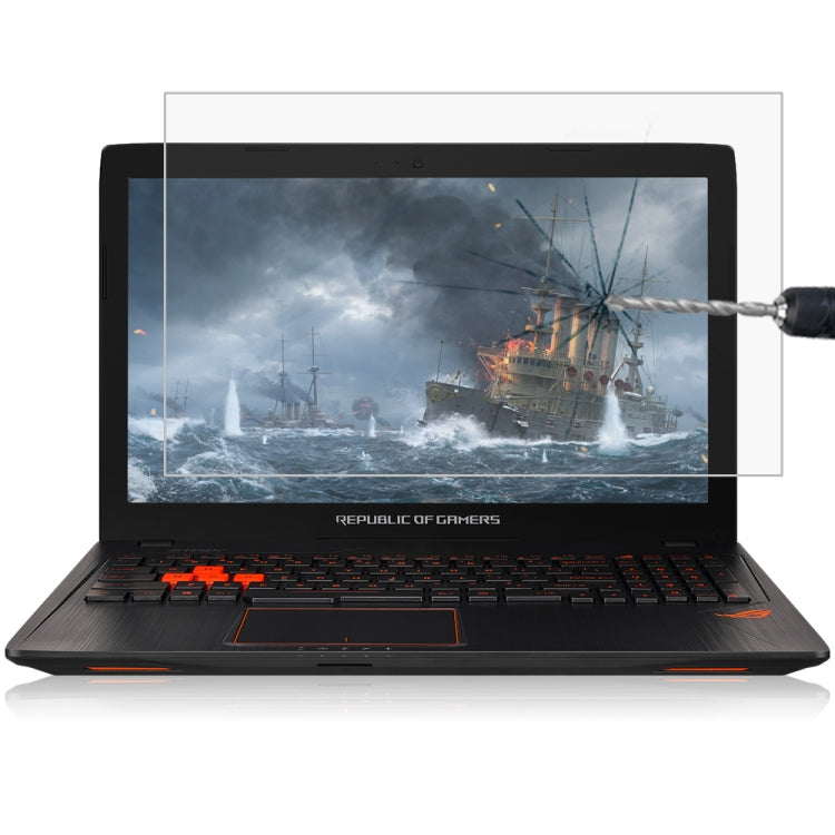Laptop Screen HD Tempered Glass Protective Film for ASUS ROG GL553VE 15.6 inch, For ASUS ROG GL553VE 15.6 inch
