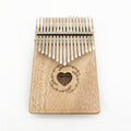 17 Tone Mahogany Wood Thumb Piano Kalimba, Wood Thumb Piano