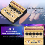 JOYO AD-2 Acoustic Guitar Floor Preamp DI