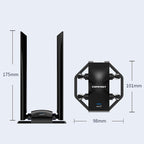 COMFAST CF-966AX Free-drive Dual Band 1800Mbps USB3.0 High Power Wireless WiFi 6 Adapter, CF-966AX