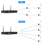 QS200-4 2.0MP 1080P HD Network Video Recorder Wireless Camera Set