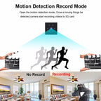 MD25 1080P Wearable Smart HD Camera Wireless Sport Camera, Support Infrared Night Vision / Motion Detection / TF Card, MD25