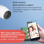 GH3 WiFi Smart Surveillance Camera with Magnet Mount, Support Night Vision / Two-way Audio, GH3 with Magnet Mount