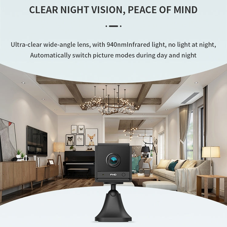 CAMSOY S20 1080P WiFi Wireless Network Action Camera Wide-angle Recorder with Mount, S20 (White), S20 (Black)