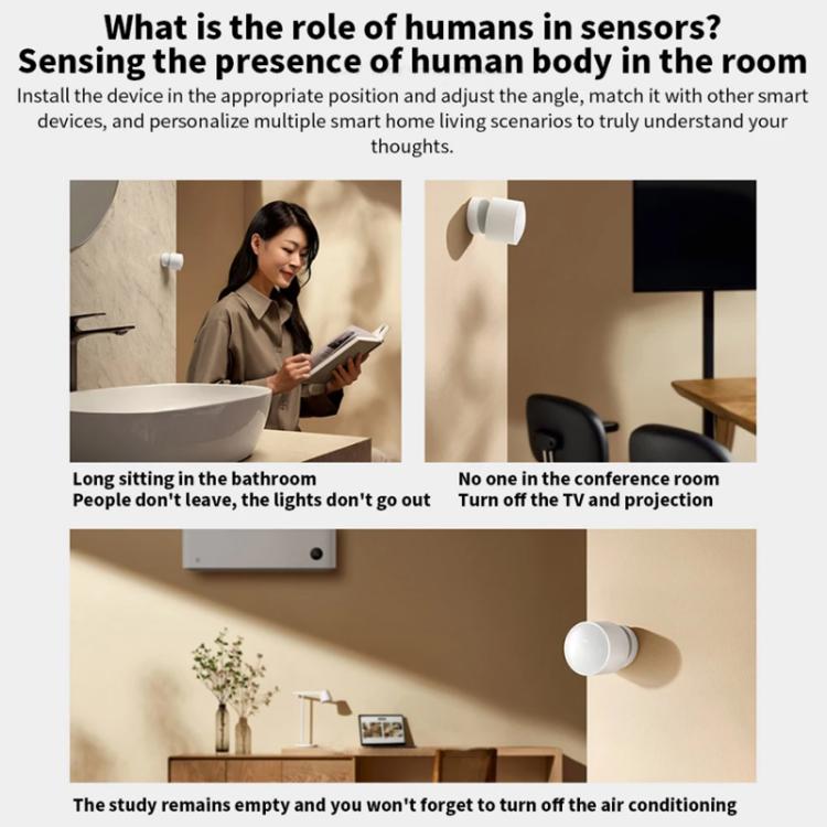 Xiaomi Presence Sensor XMOSB01XS Smart Wireless Home Connection Bluetooth 5.0 Body Motion Sensors