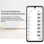 Original Xiaomi 2.4GHz F1.4 Large Aperture 3 Million Pixels Wifi Intelligent Camera PTZ Version 2K, Support Infrared Night Vision & AI Humanoid Detection & Two-way Voice & 32GB Micro SD Card, US Plug, PTZ Version 2K