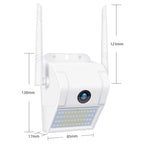 DP11 2 Megapixel IP66 Waterproof Wall Light Wireless IP Camera, Support Multiple Night Vision & Mobile Phone Remote Monitoring & Voice Intercom & Motion Detection / Alarm & 128GB Memory Card, DP11