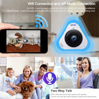 ESCAM Q8 960P 360 Degrees Fisheye Lens 1.3MP WiFi IP Camera, Support Motion Detection / Night Vision, IR Distance: 5-10m, AU Plug, Q8 US Plug, Q8  AU Plug, Q8 EU Plug, Q8 UK Plug
