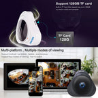 ESCAM Q8 960P 360 Degrees Fisheye Lens 1.3MP WiFi IP Camera, Support Motion Detection / Night Vision, IR Distance: 5-10m, AU Plug, Q8 US Plug, Q8  AU Plug, Q8 EU Plug, Q8 UK Plug