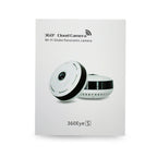 V380pro 360 Degree 1280*960P Network Panoramic Camera with TF Card Slot ,Support Mobile Phones Control, EC11-I6, V380pro White