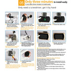 45AHD 4.5 inch Motion Detection Camera Video Smart Digital Door Viewer
