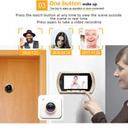 45AHD 4.5 inch Motion Detection Camera Video Smart Digital Door Viewer