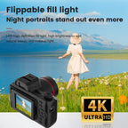 Y5000 4K Mini Digital Camera High Definition Selfies Student Digital Camera,, Y5000