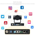 FEELWORLD UHD4K12X 4K PTZ Camera 12X Optical Zoom, Auto Focus SDI HDMI USB IP Remote Control, UHD4K12X