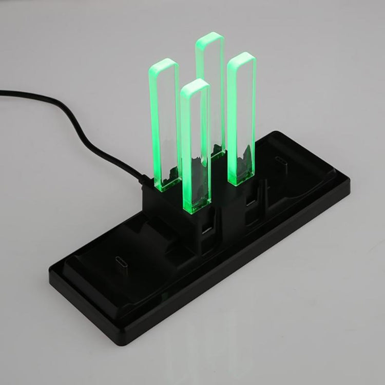 6 in 1 USB Charging Dock Station Stand / Controller Support  Charger with LED Indication  for Nintend Switch & Joy-Con & Pro Controller
