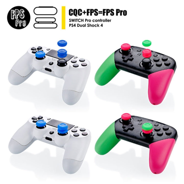 Left + Right Gamepad Rocker Cap Button Cover for NS Pro / PS4, For NS Pro / PS4(Black), For NS Pro / PS4(Blue + Magenta), For NS Pro / PS4(Green+Red), For NS Pro / PS4(Blue), For NS Pro / PS4(Red)