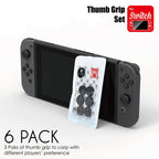 Left + Right Gamepad Rocker Cap Button Cover for Switch, For Switch(Black), For Switch(Blue + Magenta), For Switch(Green+Red), For Switch(Red)