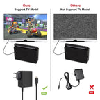 AC Adapter Charger for Nintend Switch, US Plug, NT0142A, NT0142B