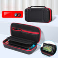 Portable EVA Storage Bag Protective Case Handbag with Holder Function for Nintendo Switch Console, Size: 26x12.5x7cm, EVA Storage Bag